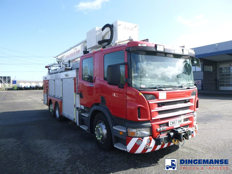 Scania P310 6x2 RHD fire truck + pump, ladder & manlift - Autospeciala de stins incendii: Foto 2 Scania P310 6x2 RHD fire truck + pump, ladder & manlift - Autospeciala de stins incendii: Foto 2