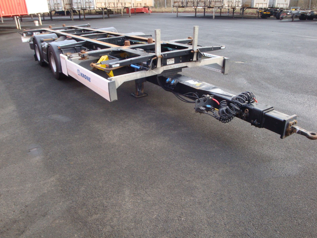 Krone ZZ 18 Tandem Jumbo BDF C7820 7,82 - Remorcă transport containere/ Swap body: Foto 1 Krone ZZ 18 Tandem Jumbo BDF C7820 7,82 - Remorcă transport containere/ Swap body: Foto 1