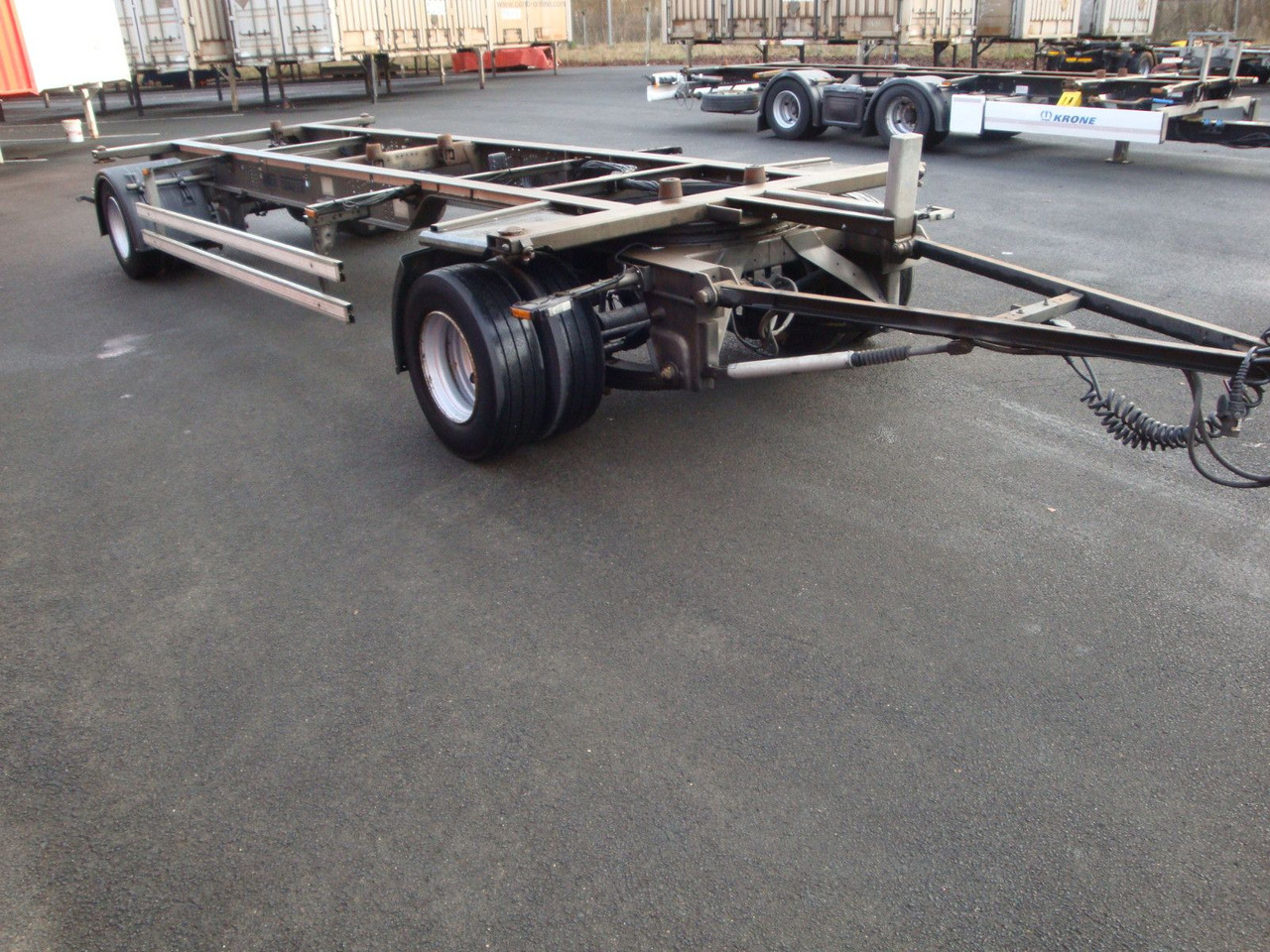 Web-Trailer ANH 18 Drehschemel Jumbo verzinkt für C7,82 WBs - Remorcă transport containere/ Swap body: Foto 4 Web-Trailer ANH 18 Drehschemel Jumbo verzinkt für C7,82 WBs - Remorcă transport containere/ Swap body: Foto 4