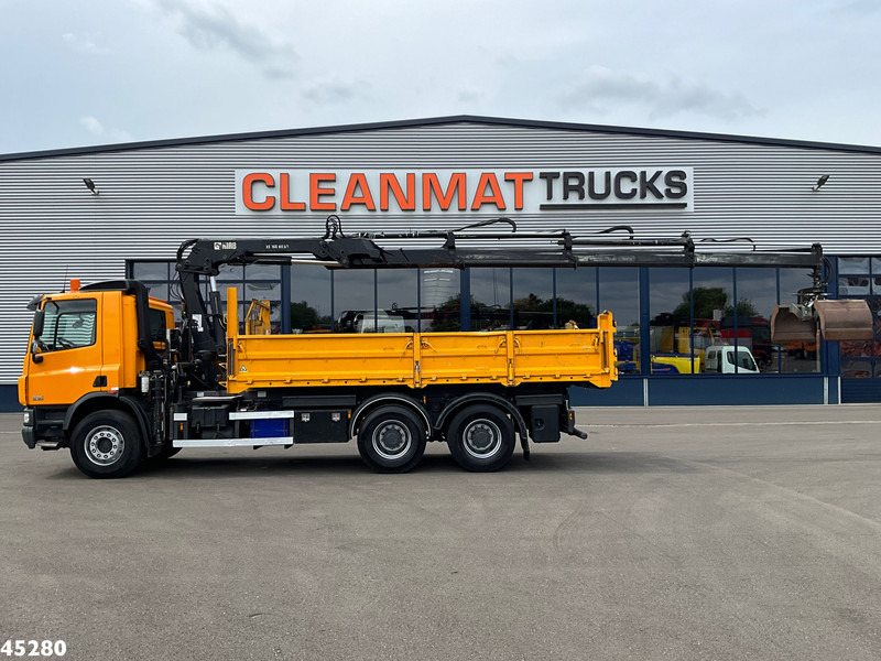 DAF FAT 75 CF 340 6x4 Manual Full steel Hiab 16 Tonmeter laadkraan - Camion basculantă, Camion cu macara: Foto 4 DAF FAT 75 CF 340 6x4 Manual Full steel Hiab 16 Tonmeter laadkraan - Camion basculantă, Camion cu macara: Foto 4