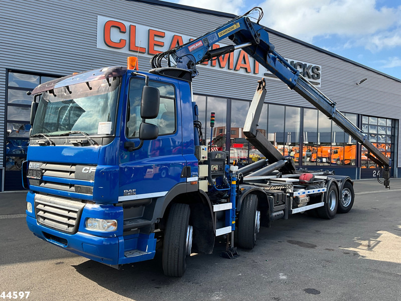 DAF FAX 85 CF 360 8x2 Euro 5 Hiab 16 Tonmeter laadkraan - Camion cu cârlig, Camion cu macara: Foto 1 DAF FAX 85 CF 360 8x2 Euro 5 Hiab 16 Tonmeter laadkraan - Camion cu cârlig, Camion cu macara: Foto 1