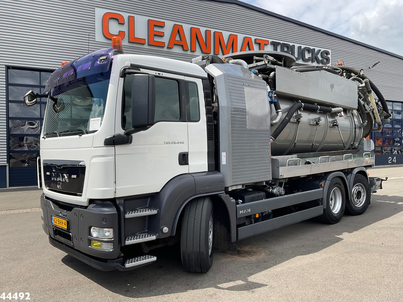 MAN TGS 28.440 FFG Flensburger 12,5m³ Saug/Spul combi Waterrecycling - Maşină pentru vidanjări: Foto 2 MAN TGS 28.440 FFG Flensburger 12,5m³ Saug/Spul combi Waterrecycling - Maşină pentru vidanjări: Foto 2