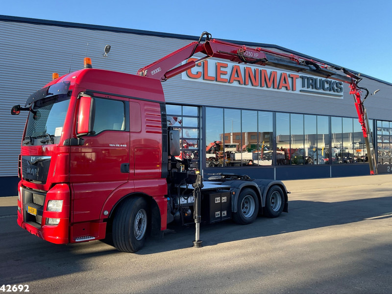 MAN TGX 28.440 Euro 6 Fassi 23 Tonmeter laadkraan + Fly-Jib - Camion cu macara: Foto 1 MAN TGX 28.440 Euro 6 Fassi 23 Tonmeter laadkraan + Fly-Jib - Camion cu macara: Foto 1