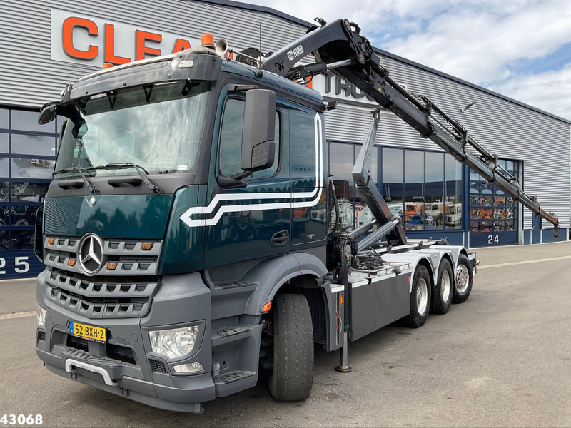 Mercedes-Benz Arocs 3251 8x4 Euro 6 Hiab 28 Tonmeter laadkraan - Camion cu cârlig, Camion cu macara: Foto 1 Mercedes-Benz Arocs 3251 8x4 Euro 6 Hiab 28 Tonmeter laadkraan - Camion cu cârlig, Camion cu macara: Foto 1