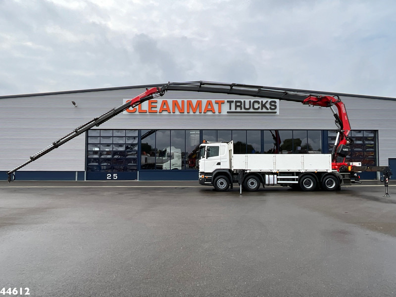 Scania G 450 8x4 Euro 6 Fassi 66 Tonmeter laadkraan + Fly-jib Just 176.555 Km! - Camion cu macara: Foto 1 Scania G 450 8x4 Euro 6 Fassi 66 Tonmeter laadkraan + Fly-jib Just 176.555 Km! - Camion cu macara: Foto 1