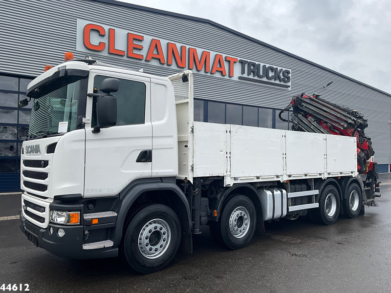 Scania G 450 8x4 Euro 6 Fassi 66 Tonmeter laadkraan + Fly-jib Just 176.555 Km! - Camion cu macara: Foto 2 Scania G 450 8x4 Euro 6 Fassi 66 Tonmeter laadkraan + Fly-jib Just 176.555 Km! - Camion cu macara: Foto 2