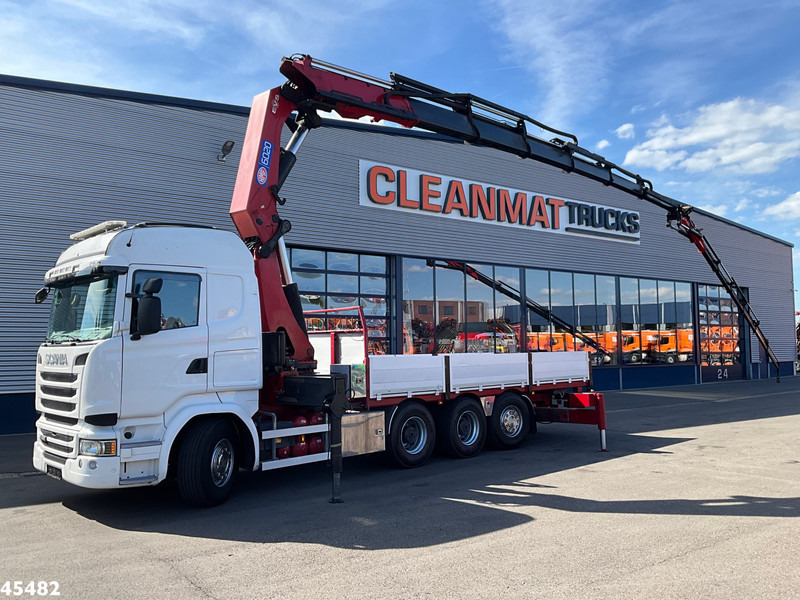 Scania R 490 8x4 Euro 6 Retarder HMF 60 Tonmeter laadkraan + Fly-Jib - Camion cu macara: Foto 1 Scania R 490 8x4 Euro 6 Retarder HMF 60 Tonmeter laadkraan + Fly-Jib - Camion cu macara: Foto 1