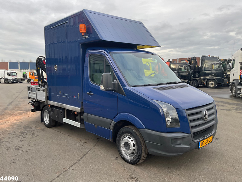 Camion cu macara Volkswagen Crafter Servicewagen Hiab 1,3 Tonmeter laadkraan Just 123.645 Km!: Foto 6