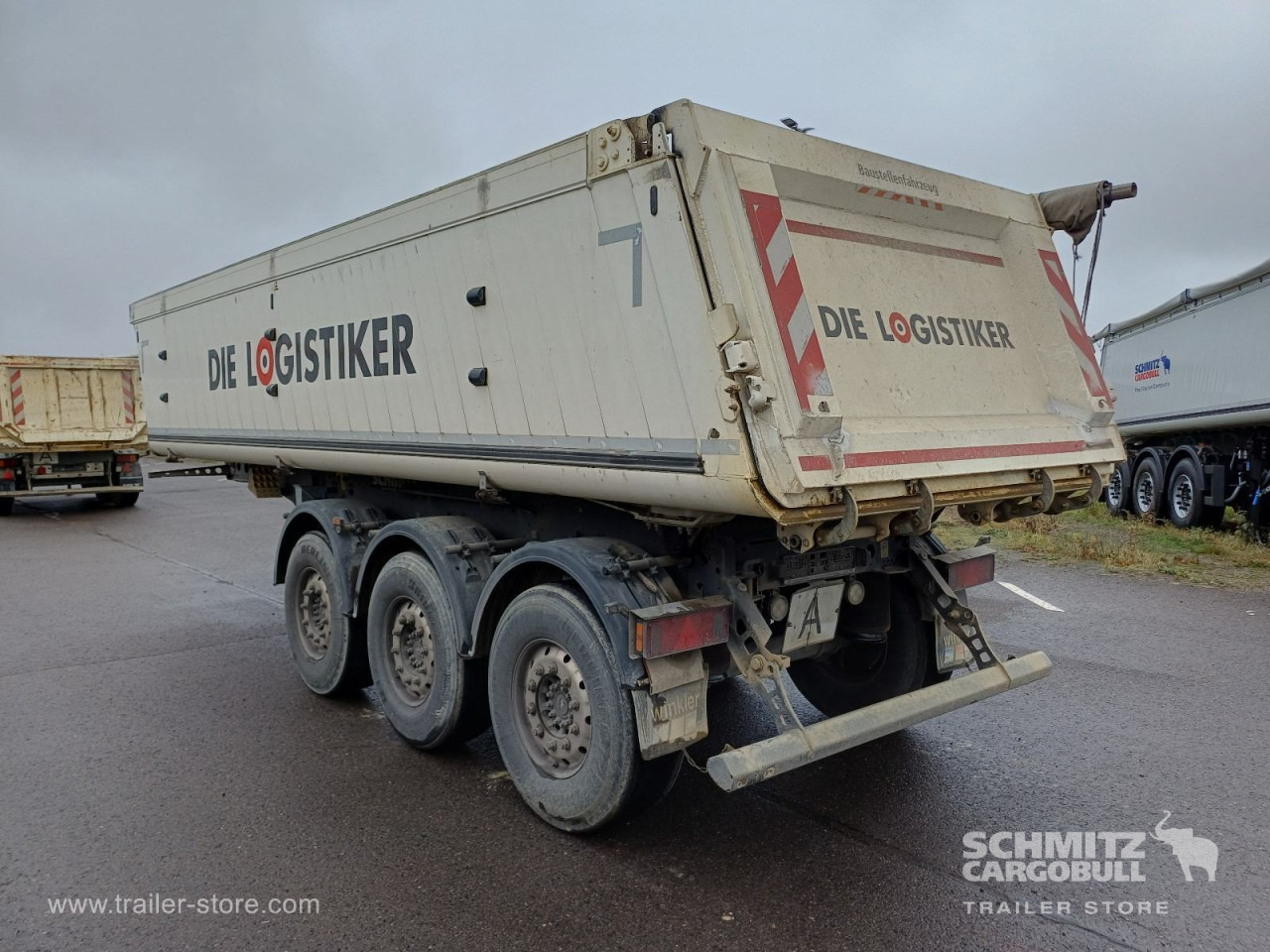 SCHMITZ Auflieger Kipper Alukastenmulde 24m³ - Semiremorcă basculantă: Foto 4 SCHMITZ Auflieger Kipper Alukastenmulde 24m³ - Semiremorcă basculantă: Foto 4