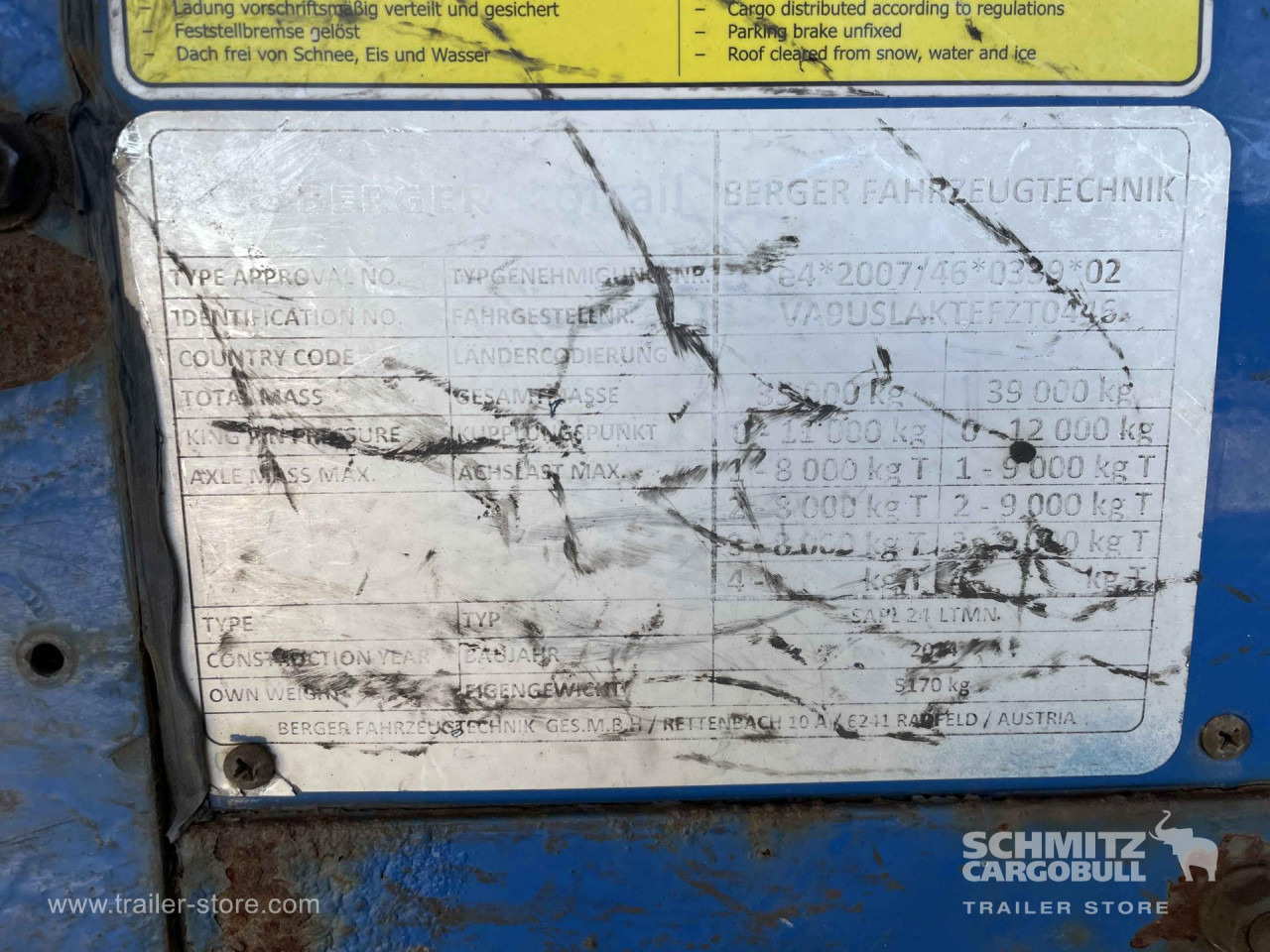 BERGER Semiremolque Lona Mega - Semiremorcă prelată: Foto 2 BERGER Semiremolque Lona Mega - Semiremorcă prelată: Foto 2