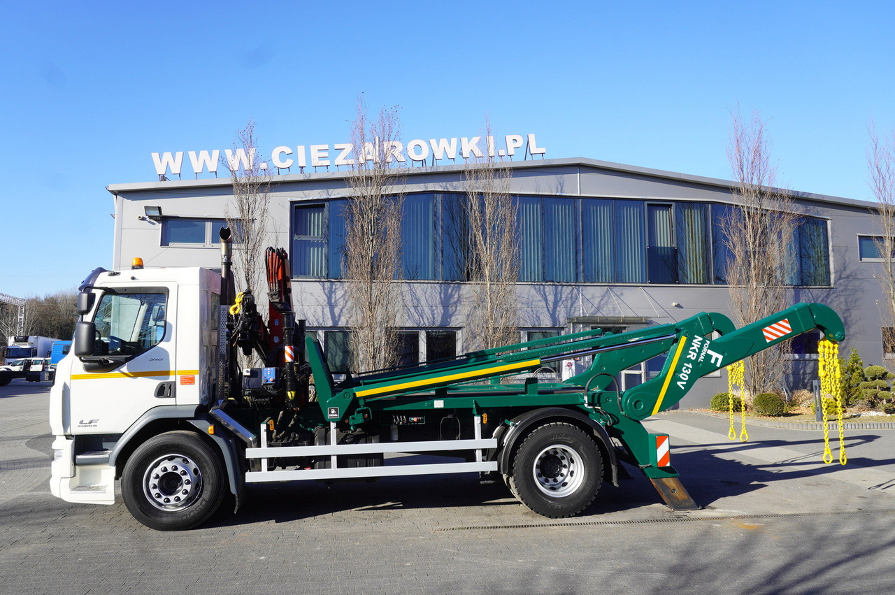 DAF LF 18.310 E6 / Skip loader Fornal NKR 130V / HDS HMF 735 K2 / Manual gearbox - Camion cu macara: Foto 3 DAF LF 18.310 E6 / Skip loader Fornal NKR 130V / HDS HMF 735 K2 / Manual gearbox - Camion cu macara: Foto 3