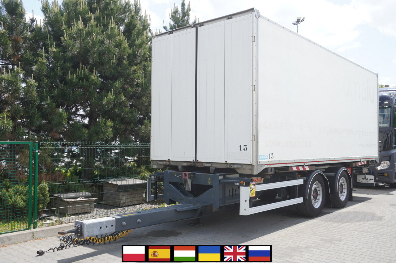 Fruehauf passthrough box trailer 18 EPAL / 2021 / SAF axles - Remorcă furgon: Foto 1 Fruehauf passthrough box trailer 18 EPAL / 2021 / SAF axles - Remorcă furgon: Foto 1