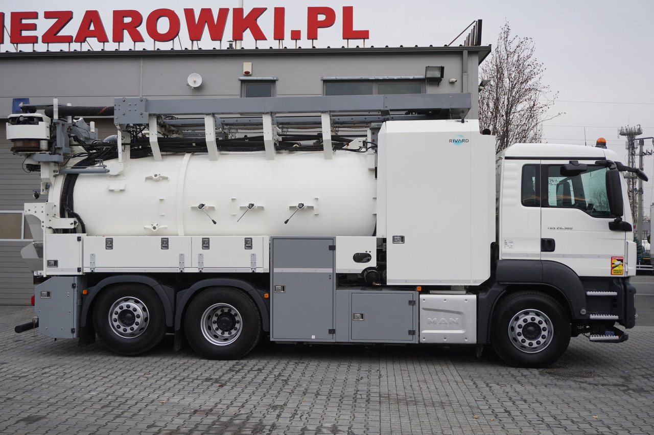 MAN TGS 26.360 E6 / RIVARD sewage cleaner 18 m3 / 180 tho. km / steering axle / 2 units - Maşină pentru vidanjări: Foto 3 MAN TGS 26.360 E6 / RIVARD sewage cleaner 18 m3 / 180 tho. km / steering axle / 2 units - Maşină pentru vidanjări: Foto 3