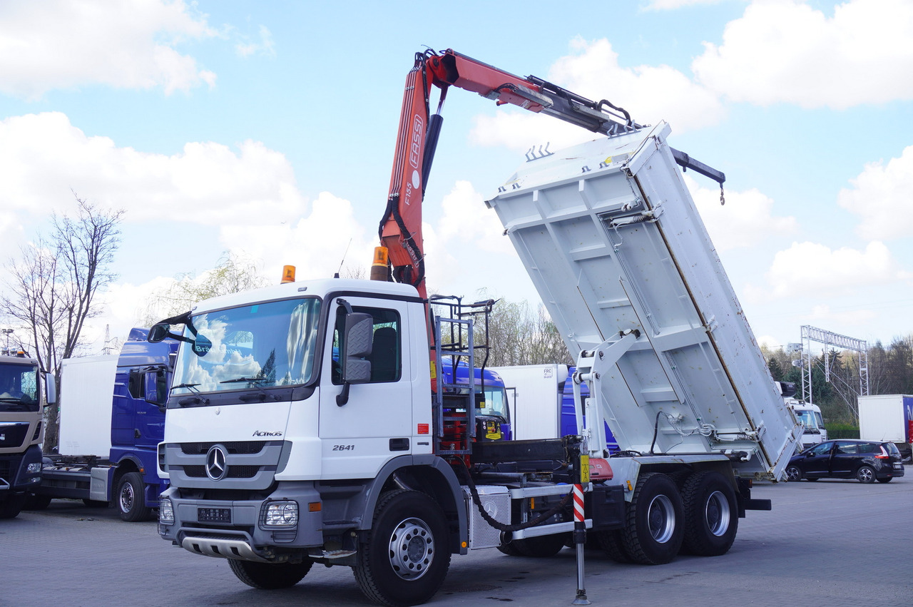 MERCEDES-BENZ Actros 2641 6×4 E5 / Crane / Dumper / 110000 km - Camion cu macara, Camion cu macara: Foto 2 MERCEDES-BENZ Actros 2641 6×4 E5 / Crane / Dumper / 110000 km - Camion cu macara, Camion cu macara: Foto 2