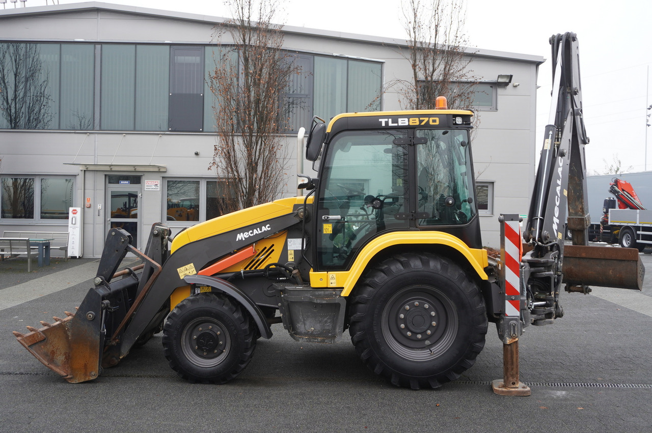 Mecalac TLB870 backhoe loader / 1990 MTH! / joysticks - Buldoexcavator: Foto 3 Mecalac TLB870 backhoe loader / 1990 MTH! / joysticks - Buldoexcavator: Foto 3