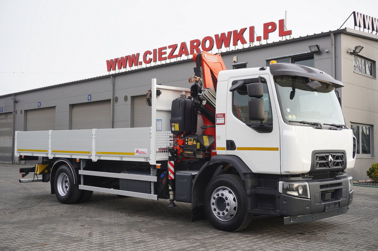 RENAULT C280 DTI 8 / FASSI crane 5.6 T / range 8 m / Flatbed 15 EPAL - Camion cu macara: Foto 2 RENAULT C280 DTI 8 / FASSI crane 5.6 T / range 8 m / Flatbed 15 EPAL - Camion cu macara: Foto 2