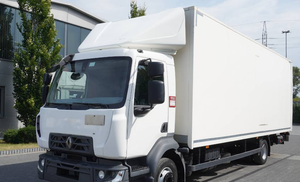 RENAULT D12 E6 / Container 18 pallets / tail lift - Camion furgon: Foto 1 RENAULT D12 E6 / Container 18 pallets / tail lift - Camion furgon: Foto 1