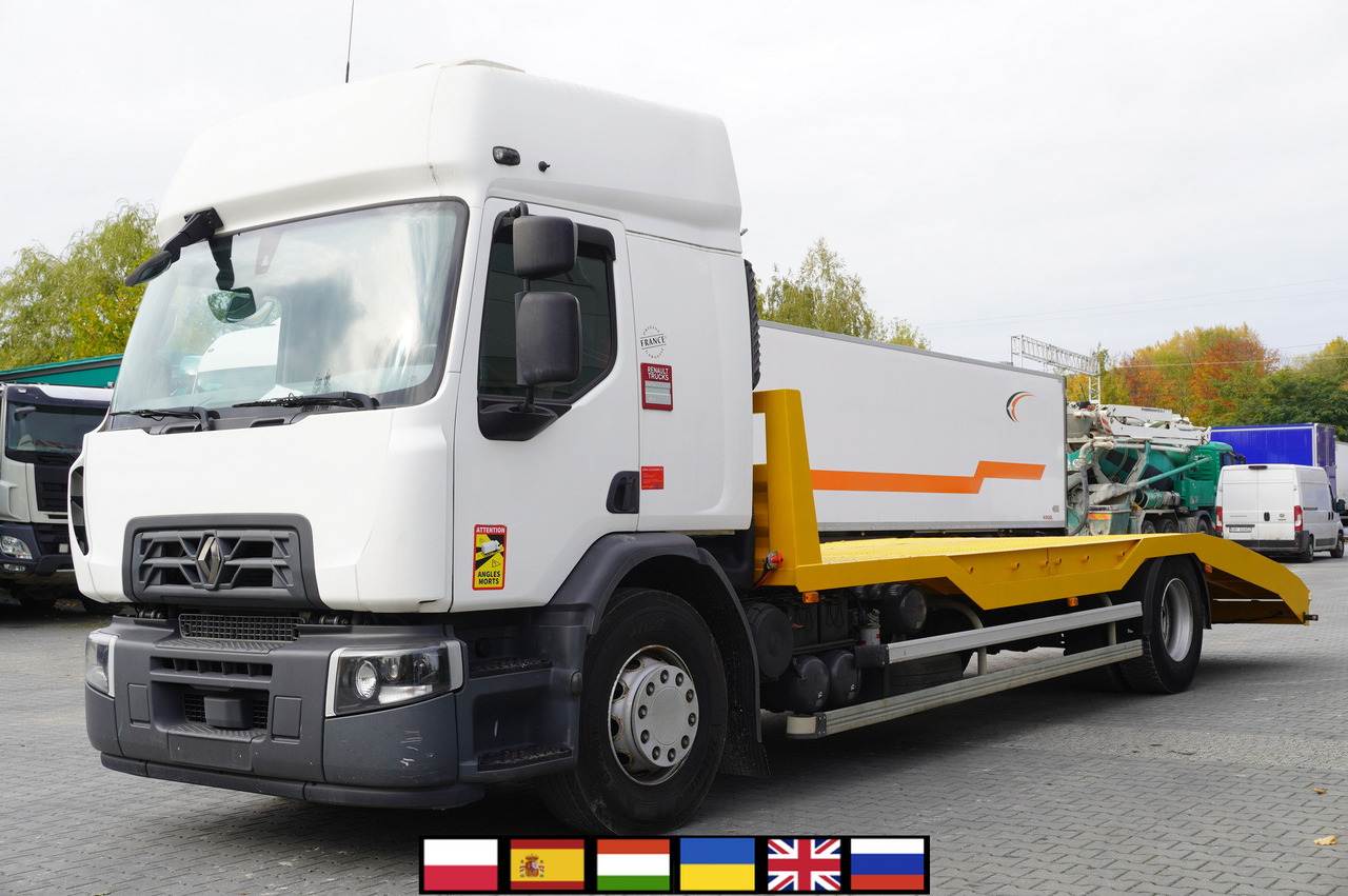 RENAULT D19 Wide Glob / 7.8 m NEW tow truck / 280 tho. km - Camion transport auto: Foto 1 RENAULT D19 Wide Glob / 7.8 m NEW tow truck / 280 tho. km - Camion transport auto: Foto 1