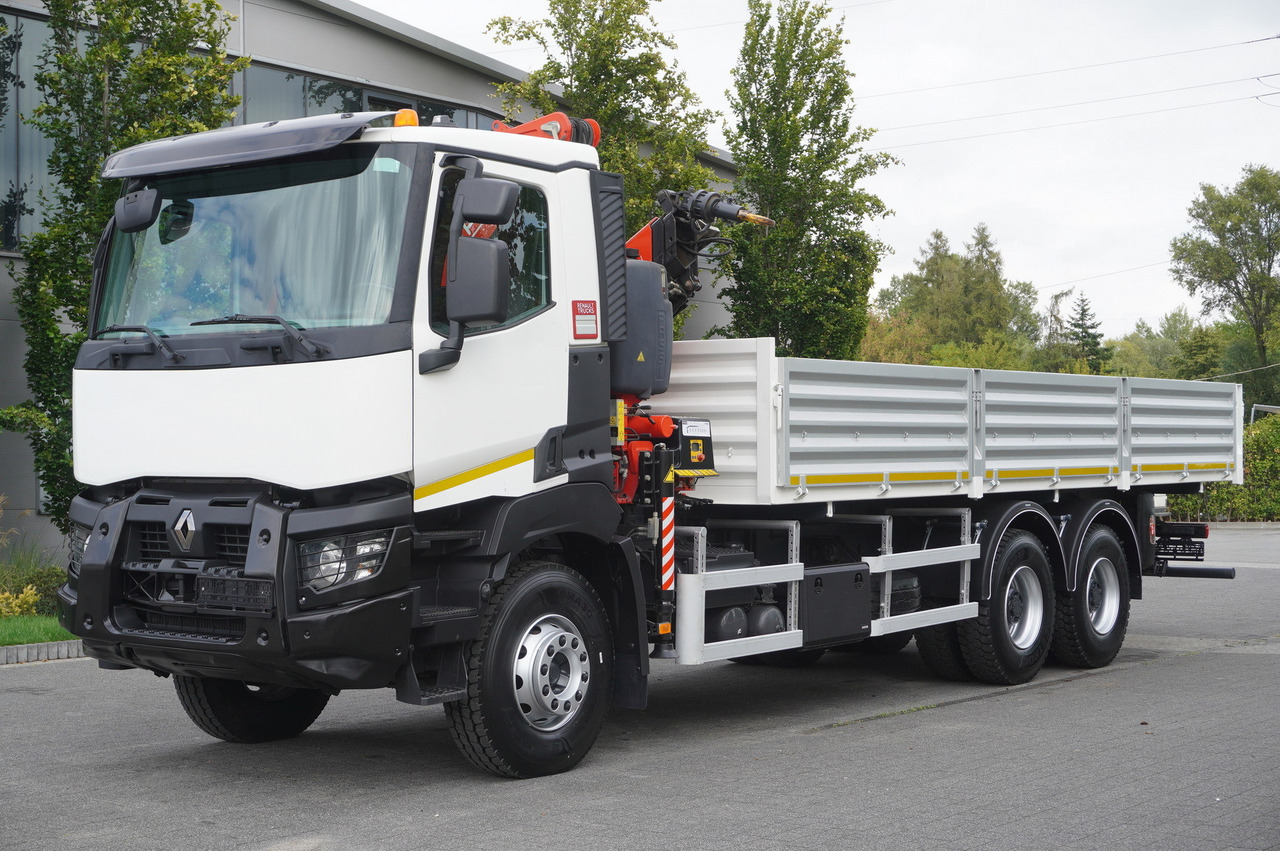 RENAULT K380 6×4 / FASSI F175 crane 7.85 t / 120 thousand km! / 2-sided tipper - Camion basculantă, Camion cu macara: Foto 3 RENAULT K380 6×4 / FASSI F175 crane 7.85 t / 120 thousand km! / 2-sided tipper - Camion basculantă, Camion cu macara: Foto 3