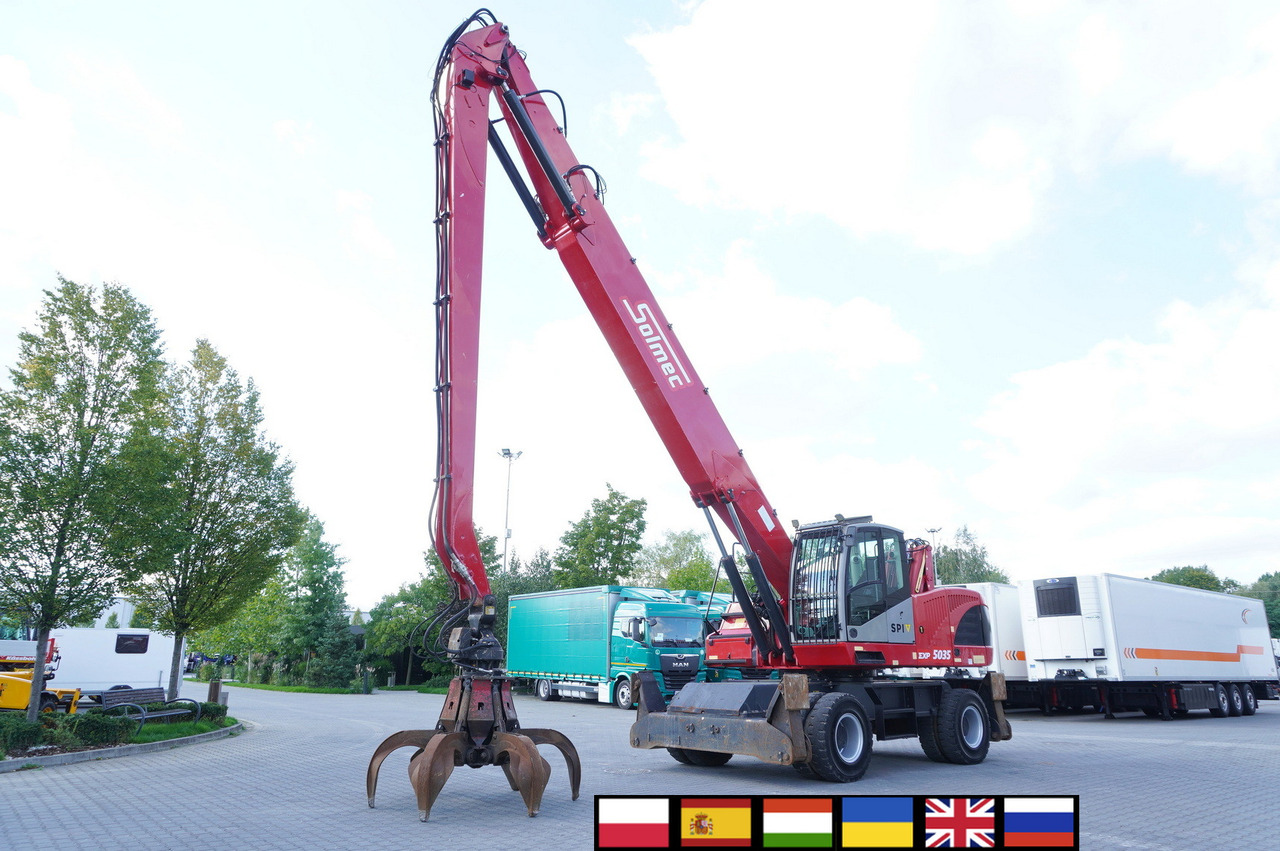 Solmec EXP 5035 / 6000 mth ! / 37t material handler - Excavator pe roţi: Foto 1 Solmec EXP 5035 / 6000 mth ! / 37t material handler - Excavator pe roţi: Foto 1