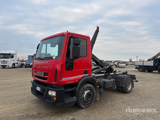 2009 Iveco Eurocargo 120E28 4x2 Roll-Off Truck - Camion cu cârlig: Foto 1 2009 Iveco Eurocargo 120E28 4x2 Roll-Off Truck - Camion cu cârlig: Foto 1