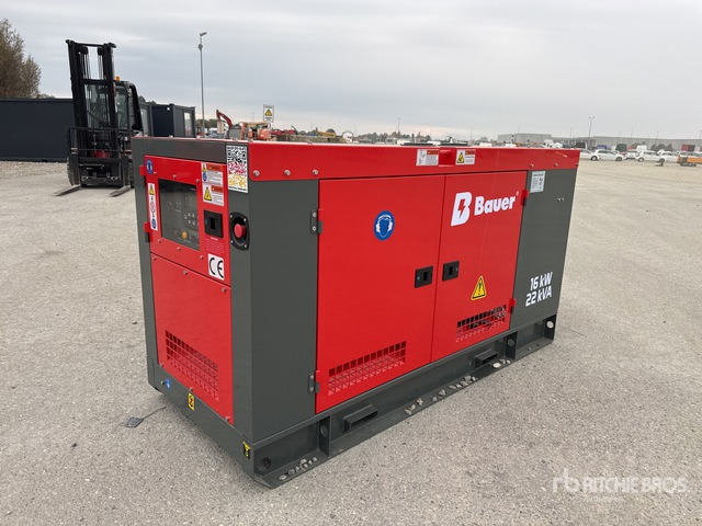2025 Bauer GFS 16 ATS 16 kW / 20 kVA (Unused) Generator Set - Generator electric: Foto 2 2025 Bauer GFS 16 ATS 16 kW / 20 kVA (Unused) Generator Set - Generator electric: Foto 2
