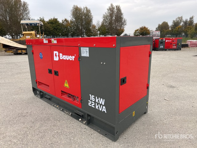 2025 Bauer GFS 16 ATS 16 kW / 20 kVA (Unused) Generator Set - Generator electric: Foto 3 2025 Bauer GFS 16 ATS 16 kW / 20 kVA (Unused) Generator Set - Generator electric: Foto 3