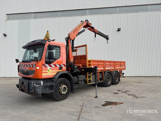 2009 Renault Premium 2008 Palfinger PK15500 5750 kg ... Flatbed Truck with Crane - Camion platformă, Camion cu macara: Foto 2 2009 Renault Premium 2008 Palfinger PK15500 5750 kg ... Flatbed Truck with Crane - Camion platformă, Camion cu macara: Foto 2