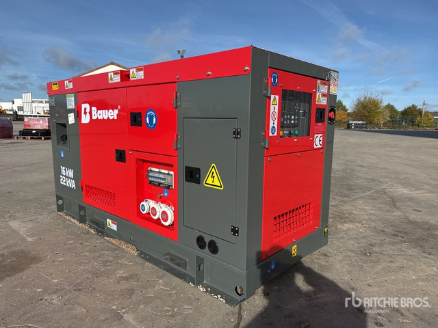 2025 Bauer GFS-16KW 20 kVA Skid-Mounted Groupe Elec ... Generator Set - Generator electric: Foto 2 2025 Bauer GFS-16KW 20 kVA Skid-Mounted Groupe Elec ... Generator Set - Generator electric: Foto 2