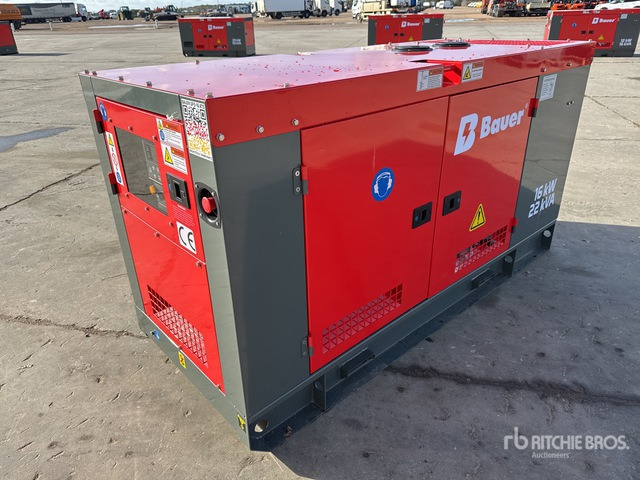 2025 Bauer GFS-16KW 20 kVA Skid-Mounted Groupe Elec ... Generator Set - Generator electric: Foto 3 2025 Bauer GFS-16KW 20 kVA Skid-Mounted Groupe Elec ... Generator Set - Generator electric: Foto 3