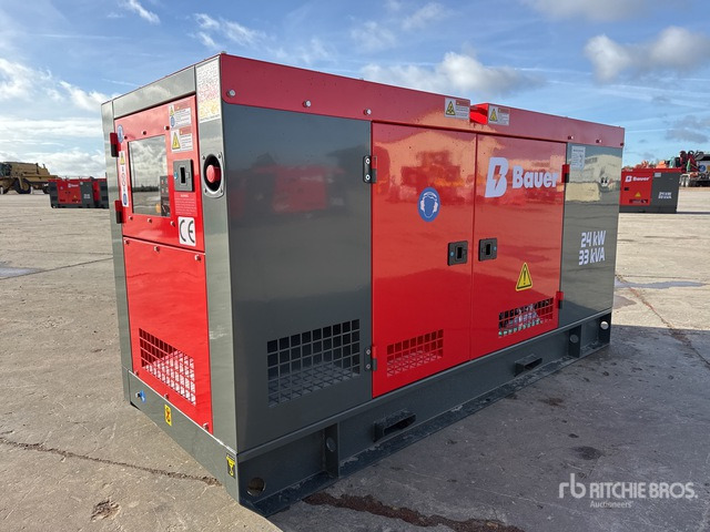 2025 Bauer GFS-24KW 30 kVA Skid-Mounted Groupe Elec ... Generator Set - Generator electric: Foto 3 2025 Bauer GFS-24KW 30 kVA Skid-Mounted Groupe Elec ... Generator Set - Generator electric: Foto 3