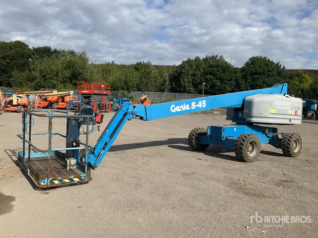 2017 Genie S45 4WD Diesel Telescopic Boom Lift - Nacela telescopica: Foto 1 2017 Genie S45 4WD Diesel Telescopic Boom Lift - Nacela telescopica: Foto 1
