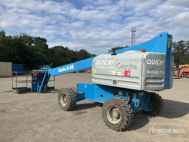 2017 Genie S45 4WD Diesel Telescopic Boom Lift - Nacela telescopica: Foto 2 2017 Genie S45 4WD Diesel Telescopic Boom Lift - Nacela telescopica: Foto 2