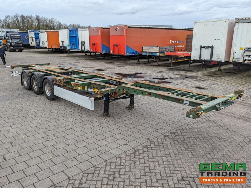 Krone SD 27 3-Assen BPW RearSlider - DrumBrakes - 5280kg - Semiremorcă transport containere/ Swap body: Foto 4 Krone SD 27 3-Assen BPW RearSlider - DrumBrakes - 5280kg - Semiremorcă transport containere/ Swap body: Foto 4