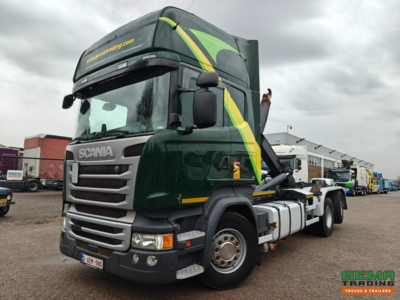 Scania R450 6x2/4 Topline Euro6A - Retarder - HaakarmSysteem Marrel 26T - Standairco - LiftAs - Vangmuil - Dubbele Tanks - Camion cu cârlig: Foto 1 Scania R450 6x2/4 Topline Euro6A - Retarder - HaakarmSysteem Marrel 26T - Standairco - LiftAs - Vangmuil - Dubbele Tanks - Camion cu cârlig: Foto 1