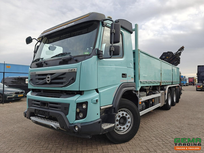Volvo FMX 410 8x4/4 Dagcab Euro5 - Open Laadbak 6.8m + Hiab 244 E-6 Hipro - 258.000km - Naafreductie - 05/2026 APK - Camion platformă, Camion cu macara: Foto 1 Volvo FMX 410 8x4/4 Dagcab Euro5 - Open Laadbak 6.8m + Hiab 244 E-6 Hipro - 258.000km - Naafreductie - 05/2026 APK - Camion platformă, Camion cu macara: Foto 1