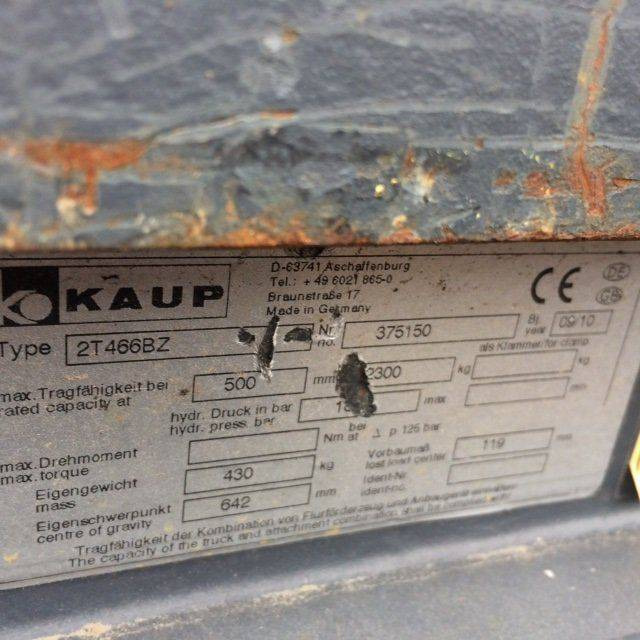 Kaup Fork positioner with separate Sideshift - Ataşament: Foto 1 Kaup Fork positioner with separate Sideshift - Ataşament: Foto 1