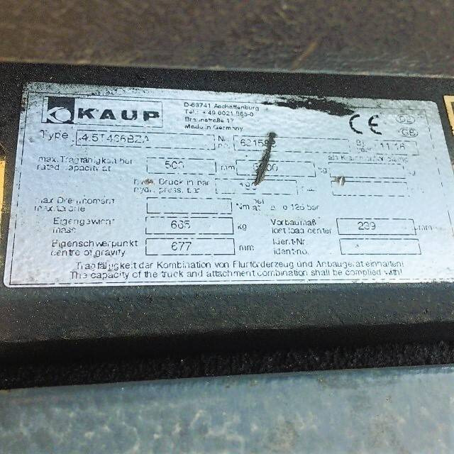 Kaup Fork positioner with separate sideshift - Ataşament: Foto 1 Kaup Fork positioner with separate sideshift - Ataşament: Foto 1