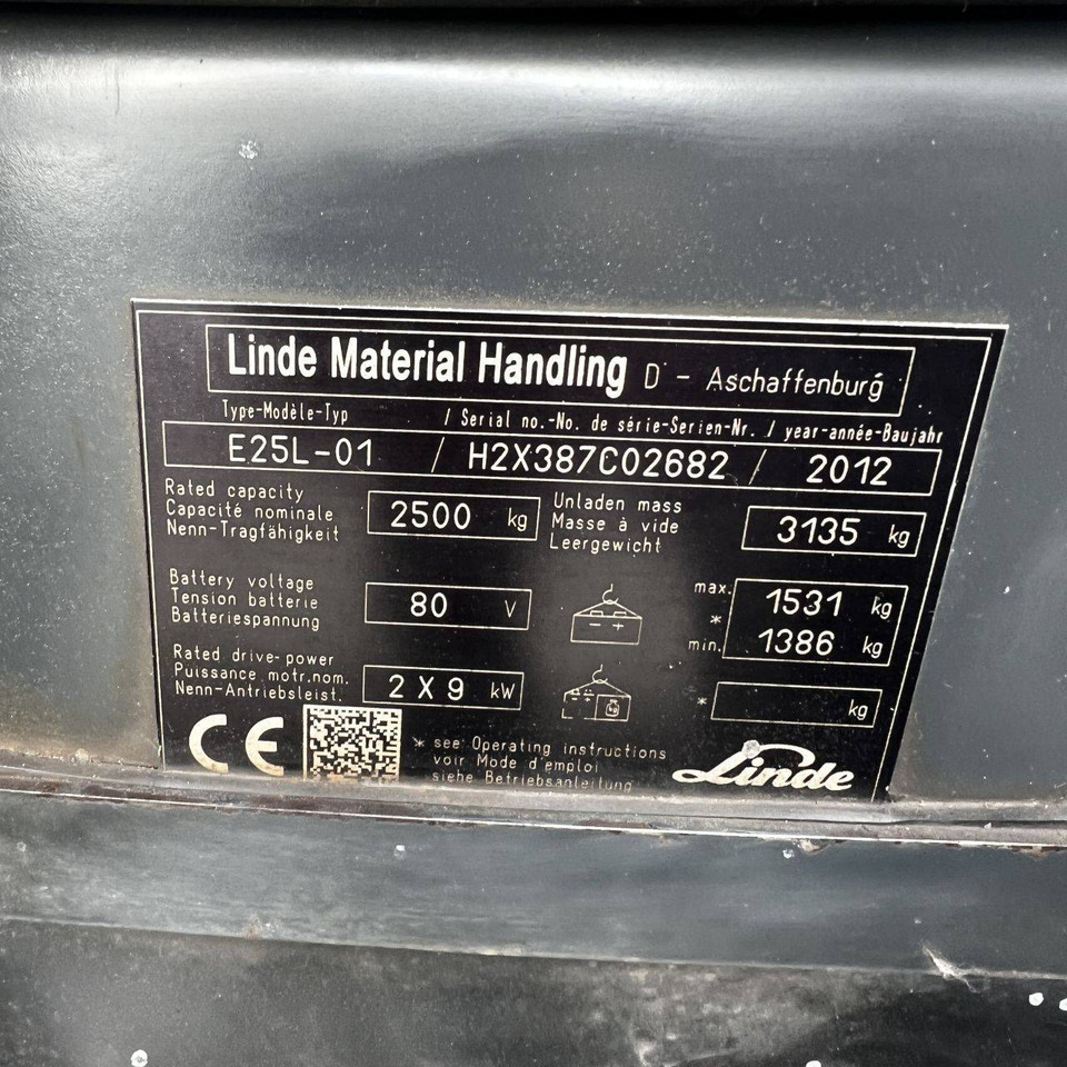 Electrostivuitor Linde E25L (387): Foto 15 Electrostivuitor Linde E25L (387): Foto 15
