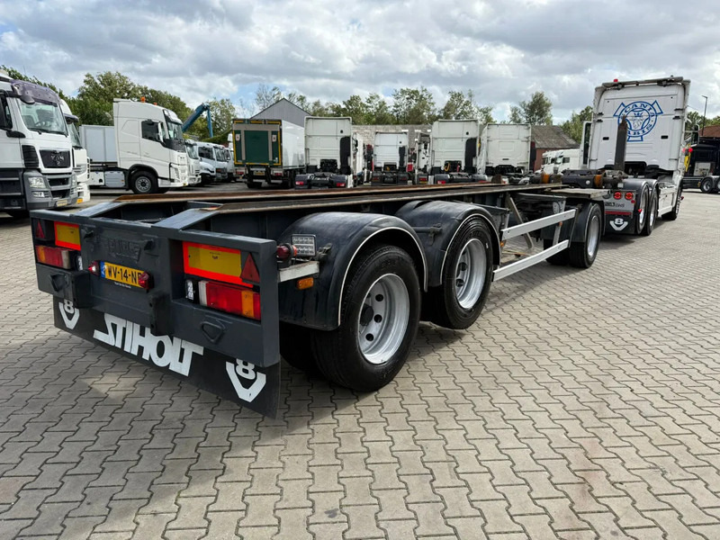 Burg 3AS Containeraanhangwagen, €3900, APK tot 28-01-2026 - Remorcă transport containere/ Swap body: Foto 2 Burg 3AS Containeraanhangwagen, €3900, APK tot 28-01-2026 - Remorcă transport containere/ Swap body: Foto 2