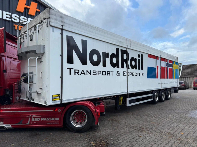 Kraker 2X K-Force 92m3 Alcoa SAF Tyrepilot Liftas 8MM Cargo Floor - Semiremorcă cu podea culisantă: Foto 1 Kraker 2X K-Force 92m3 Alcoa SAF Tyrepilot Liftas 8MM Cargo Floor - Semiremorcă cu podea culisantă: Foto 1