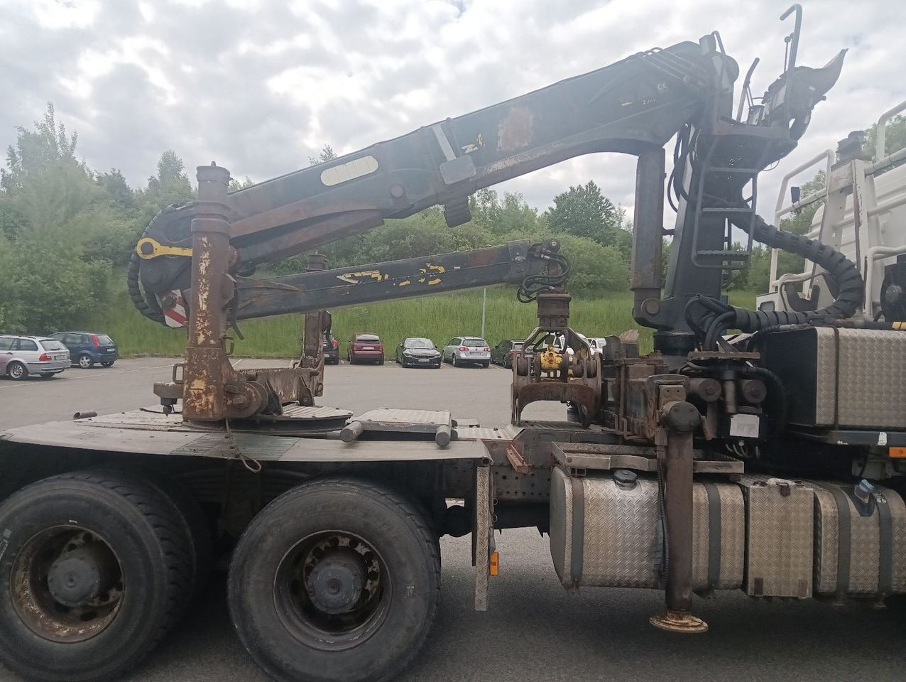 Palfinger EPSILON E250L82 Langholzkran+GLOGGER Aufbau+Anhä - Camion forestier, Camion cu macara: Foto 1 Palfinger EPSILON E250L82 Langholzkran+GLOGGER Aufbau+Anhä - Camion forestier, Camion cu macara: Foto 1