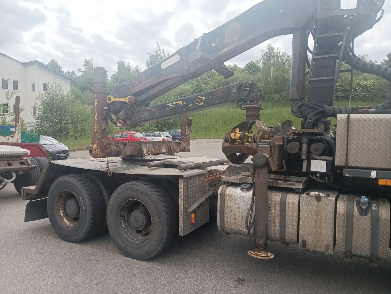 Palfinger EPSILON E250L82 Langholzkran+GLOGGER Aufbau+Anhä - Camion forestier, Camion cu macara: Foto 2 Palfinger EPSILON E250L82 Langholzkran+GLOGGER Aufbau+Anhä - Camion forestier, Camion cu macara: Foto 2