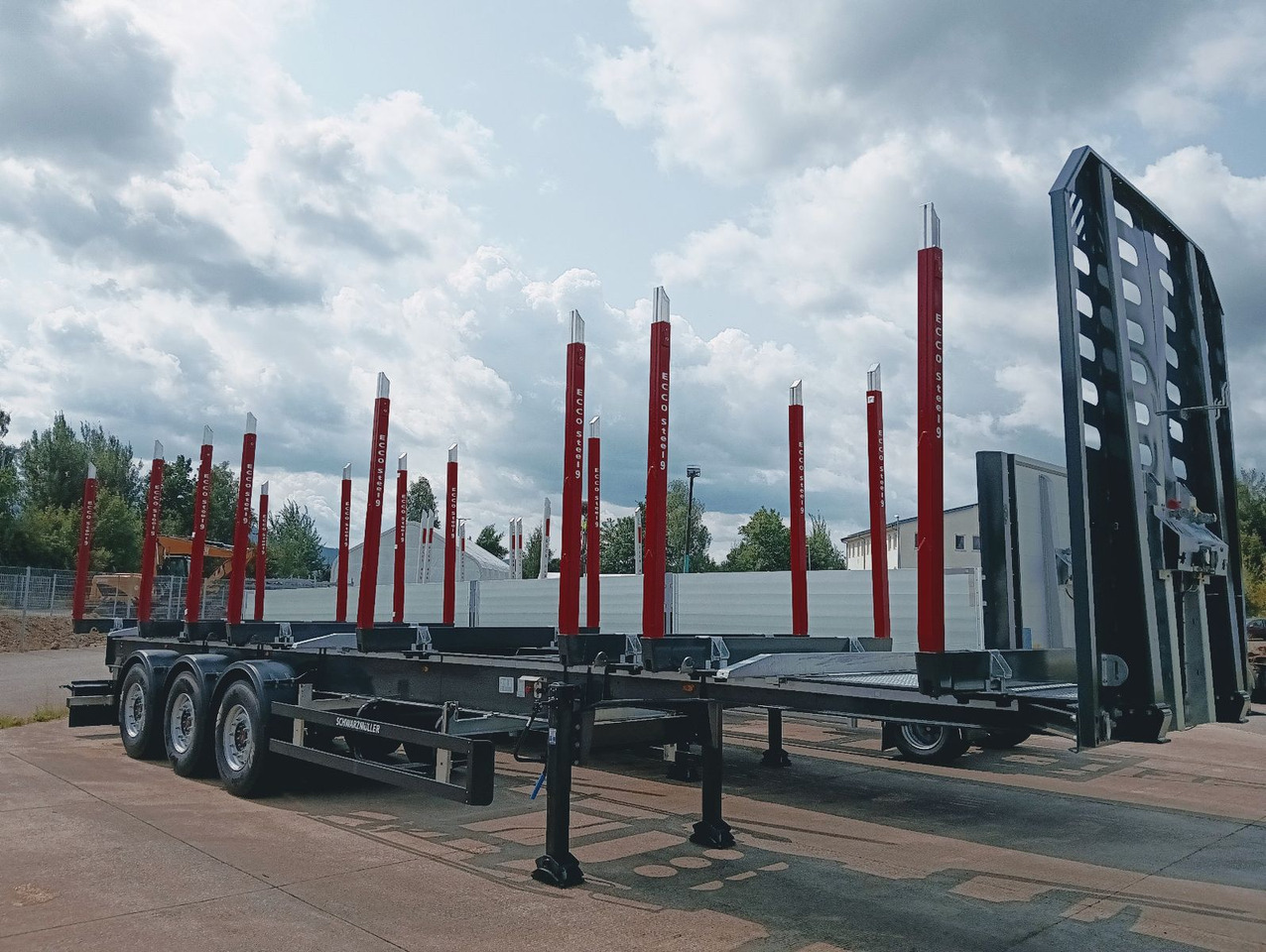 Schwarzmüller 3-A Rungensattel 8xRungSchemel 5800kg NEU sofort Schwarzmüller 3-A Rungensattel 8xRungSchemel 5800kg NEU sofort - Semiremorcă transport busteni: Foto 1 Schwarzmüller 3-A Rungensattel 8xRungSchemel 5800kg NEU sofort Schwarzmüller 3-A Rungensattel 8xRungSchemel 5800kg NEU sofort - Semiremorcă transport busteni: Foto 1