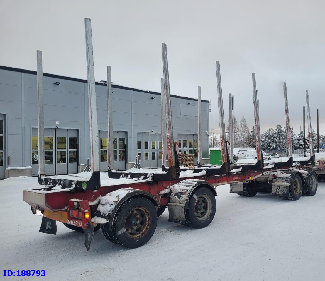 MALKKI RJ4-10200 - 4 Axles - Remorcă transport busteni: Foto 2 MALKKI RJ4-10200 - 4 Axles - Remorcă transport busteni: Foto 2