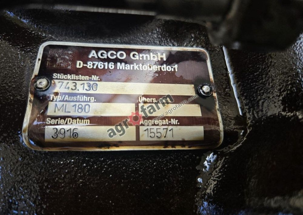 Skrzynia biegów Vario ML180, Massey Ferguson 6614 - Cutie de viteze: Foto 3 Skrzynia biegów Vario ML180, Massey Ferguson 6614 - Cutie de viteze: Foto 3