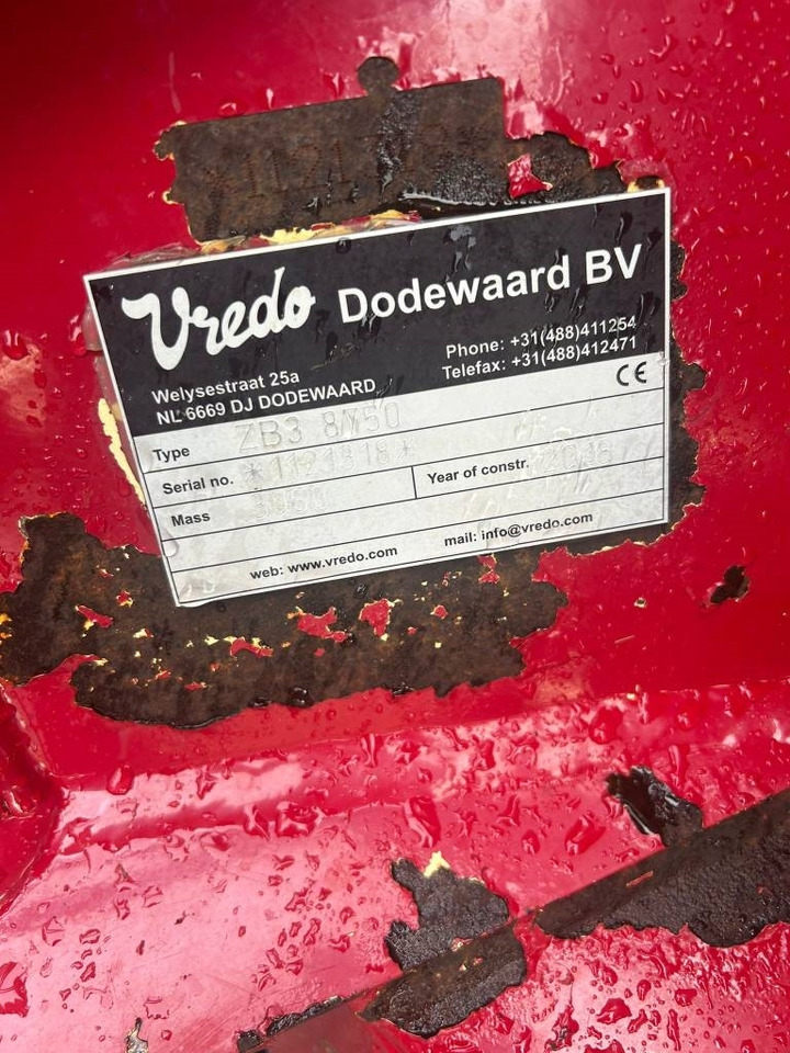 Vredo ZB3-8750 bemester - Maşină de împrăştiat gunoi de grajd: Foto 5 Vredo ZB3-8750 bemester - Maşină de împrăştiat gunoi de grajd: Foto 5