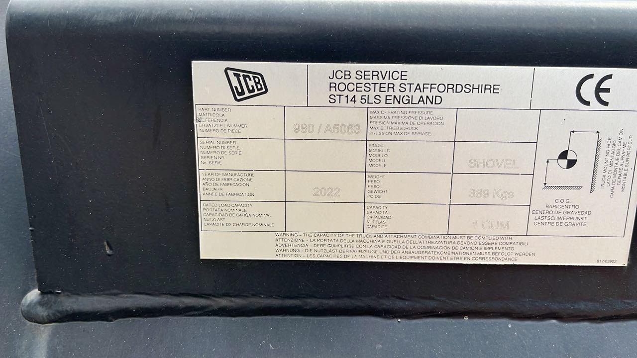 JCB Schaufel - Cupă incărcător: Foto 1 JCB Schaufel - Cupă incărcător: Foto 1