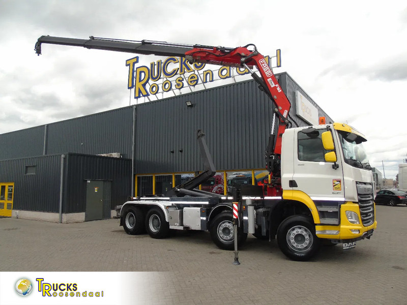 DAF CF 480 + 8X4 + FASSI 16T/M + 20T HOOK + REMOTE + PERFECT - Camion cu cârlig, Camion cu macara: Foto 1 DAF CF 480 + 8X4 + FASSI 16T/M + 20T HOOK + REMOTE + PERFECT - Camion cu cârlig, Camion cu macara: Foto 1
