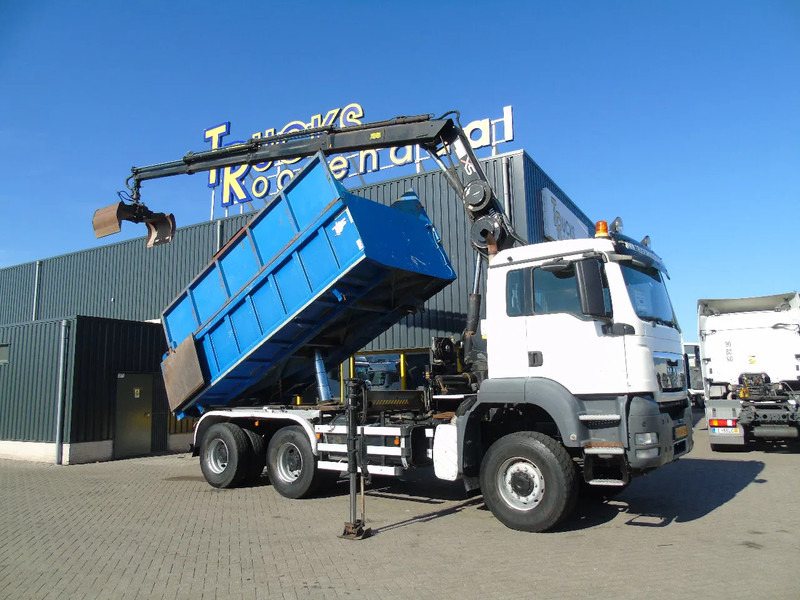 MAN TGS 26.400 + 6x6 + HIAB 166 E3 HIPRO + 3SIDE TIPPER - Camion cu macara: Foto 2 MAN TGS 26.400 + 6x6 + HIAB 166 E3 HIPRO + 3SIDE TIPPER - Camion cu macara: Foto 2